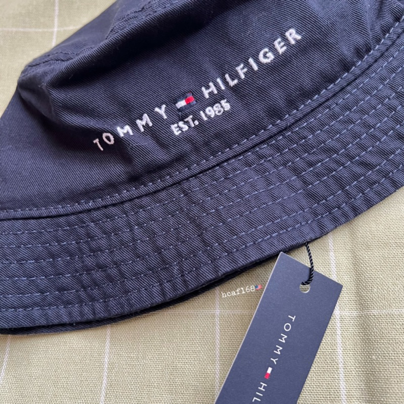 【現貨🔥】Tommy漁夫帽 經典logo遮陽帽 Tommy Hilfiger帽子 夏天 防曬