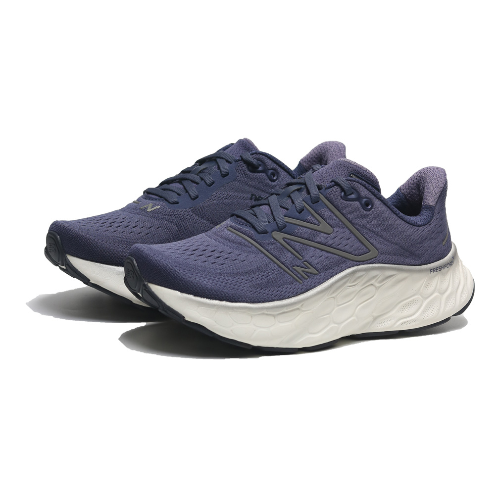 NEW BALANCE 慢跑鞋 NB 深藍 FRESH FOAM MORE 厚底 女 WMORCD4