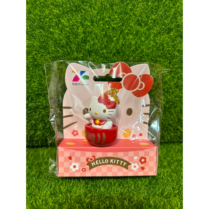 Hello Kitty 招財達摩3D造型悠遊卡