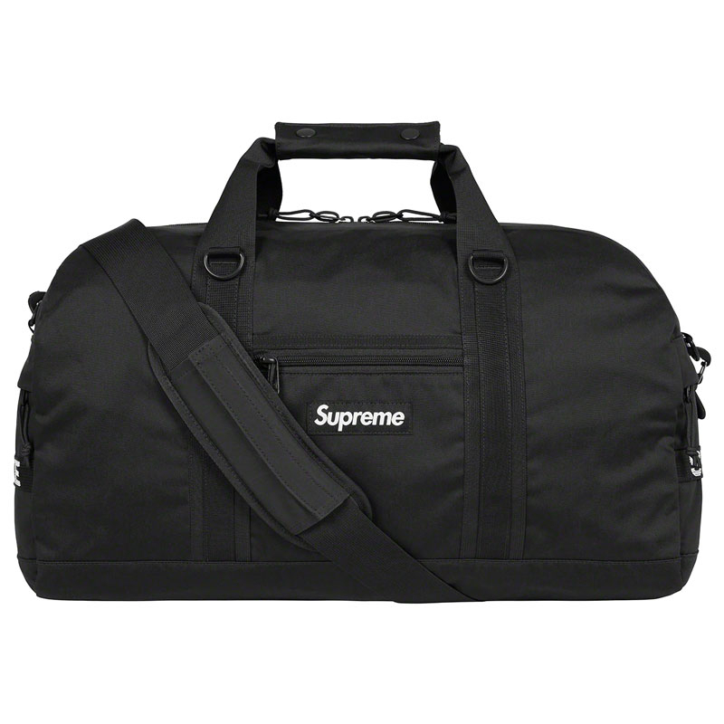 SUPREME SS23 Field Duffle Bag 兩用 手提包 側背包 旅行包 旅行袋 (黑色) 化學原宿