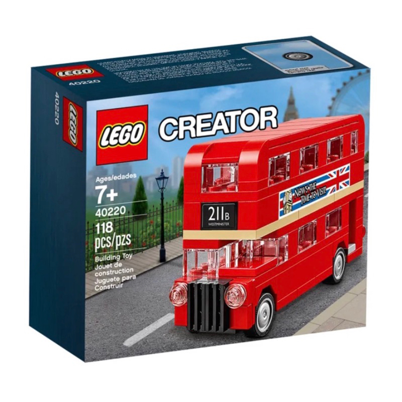 「輕鬆購」 樂高 LEGO 40220 倫敦雙層巴士 限面交 微盒損