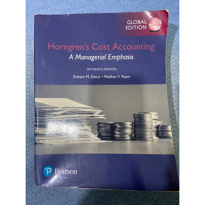 現貨&lt;成本會計&gt; Horngren’s Cost Accounting A Managerial Emphasis原文書