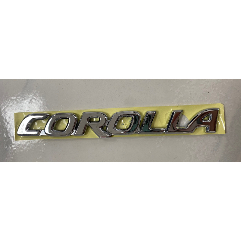 TOYOTA ALTIS 01-07年 後箱蓋標誌(COROLLA) 標誌 (賣場另有各車係零件歡迎詢問