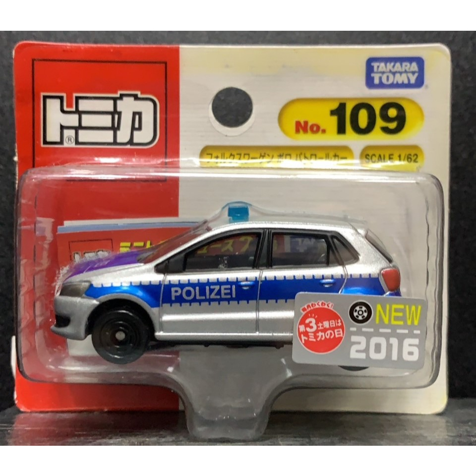 「芃芃玩具」日版TOMICA 多美小汽車NO.109 福斯 VW POLO 警車 貨號82500