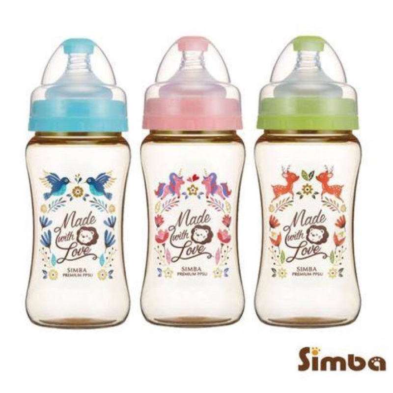 小獅王 辛巴SIMBA桃樂絲PPSU寬口奶瓶200ml/270ml/360ml 葫蘆奶瓶 雙凹奶瓶 小獅王辛巴