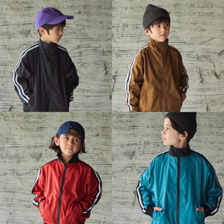 ﹝現貨﹞正版 SJK217日本購入 pairmanon 運動外套 高領外套 外套 高領 薄外套 童裝 運動夾克 防風外套