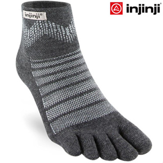 Injinji Outdoor 戶外避震羊毛五趾短襪NX NAA7594 石板灰