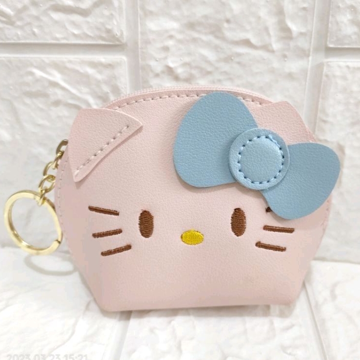 限量🎀全新 正版Hello kitty 立體 零錢包 皮革 拉鍊錢包🎀三麗鷗 sanrio 造型皮包 手拿包