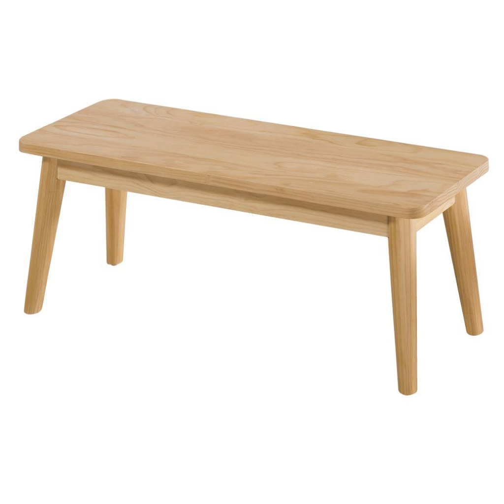 【萊夫家居】JF-482-2：3.8尺實木長板凳【台中家具】實木椅 餐椅 北歐風板凳 實木板凳 原木色餐椅 台灣製造
