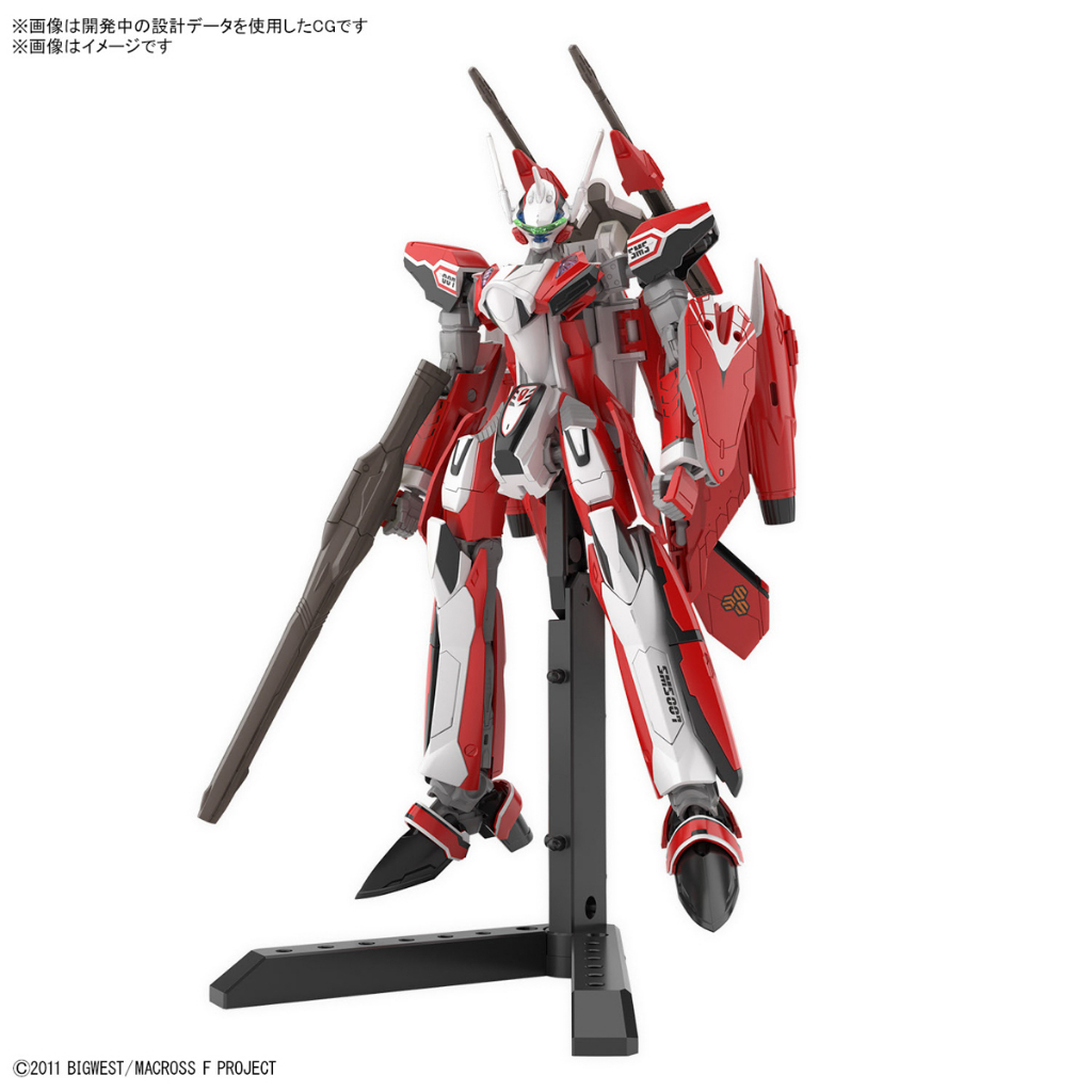 (BANDAI) 代理版 組裝模型 HG 超時空要塞 YF-29 永恆聖劍式可變戰機(早乙女有人座機)