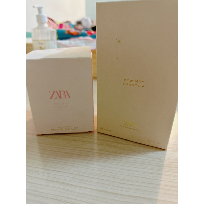 ZARA powdery magnolia玉蘭香水/orchid sunset清新蘭花香 二手