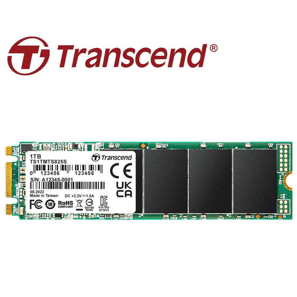 《SUNLINK》Transcend 創見MTS825S 1TB M.2 2280 SATA Ⅲ SSD固態硬碟