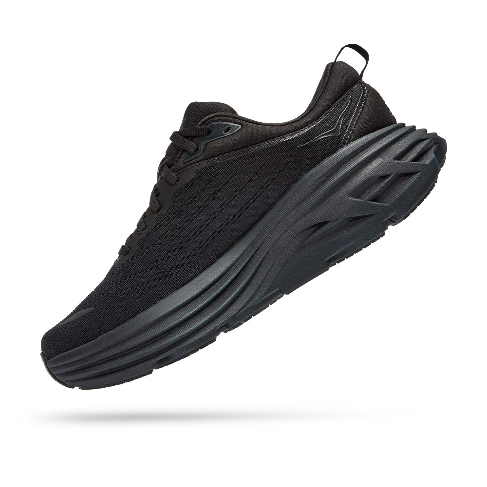 【逢甲 FUZZY】Hoka Bondi 8 Wide Low 工裝 路跑鞋 黑 HO1127953BBLC