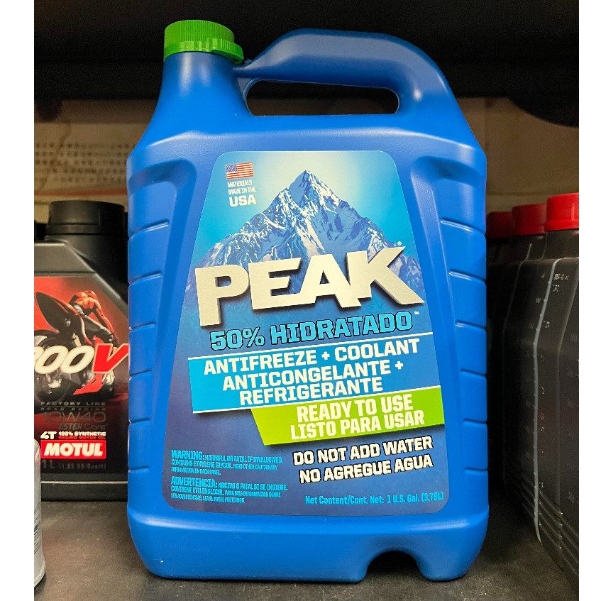 【阿齊】PEAK 美國原裝進口 長效型水箱冷卻液 50% 水箱精 1加侖/3.78公升