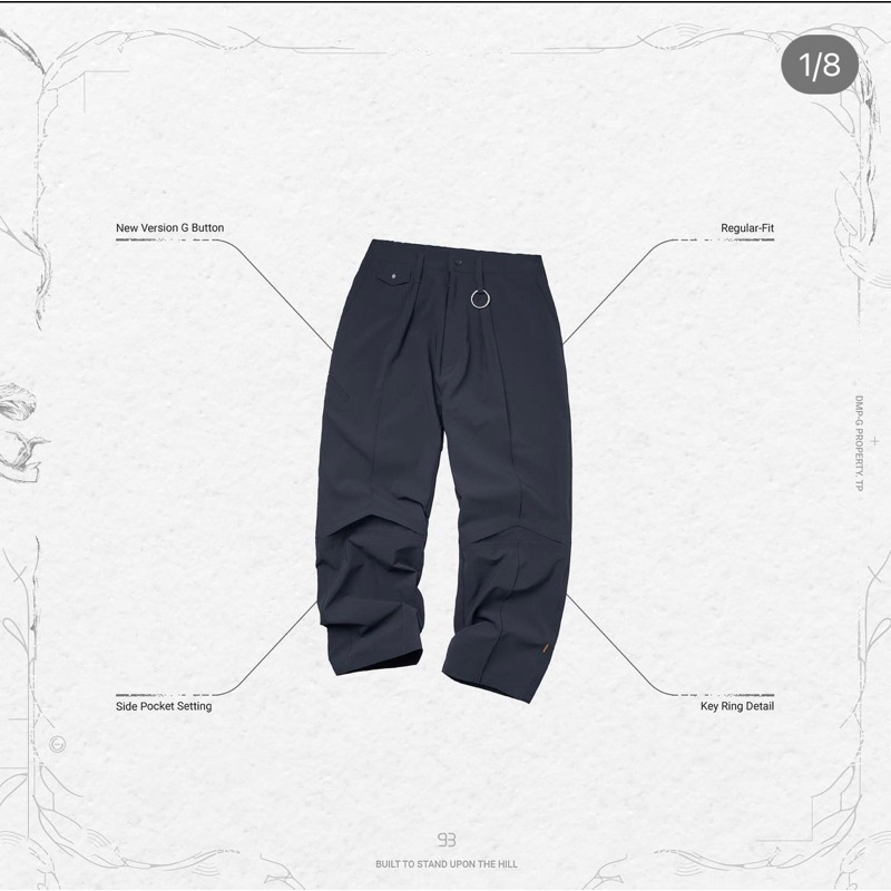 Goopi  KM-01 Regular-Fit Tailored Trousers