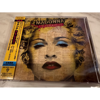 日本盤限量生產2CD版 瑪丹娜 Madonna/Celebration 娜經典 新歌+世紀精選/附大側標 大開海報