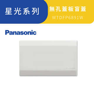 Panasonic 國際牌 星光系列 WTDFP6891 無孔蓋板 盲蓋 蓋片 面板【高雄永興照明】