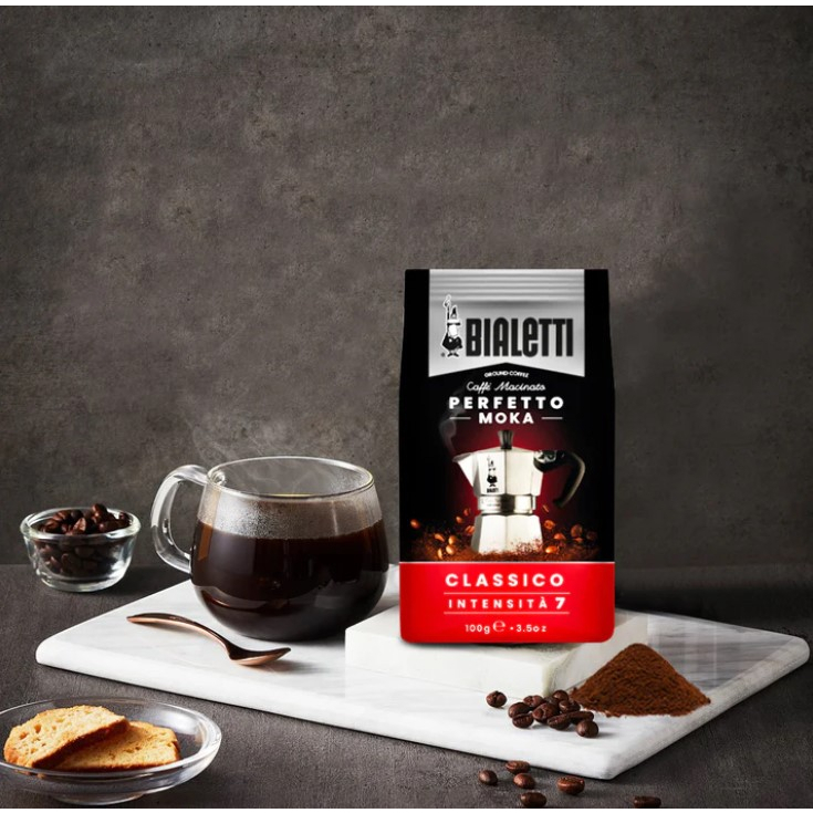 Bialetti 摩卡壺 咖啡粉 100g / 義式配方豆 超值綜合豆 新鮮烘焙 平價CP值高唯一推薦 網友萬評推薦