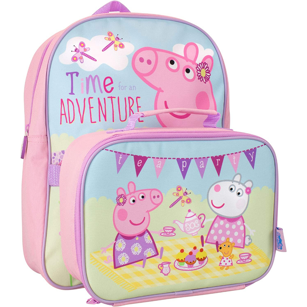 預購🚀正版空運🚀美國代購  Peppa Pig 粉紅豬小妹 佩佩豬 兒童後背包 兒童書包 包包 便當袋 餐袋
