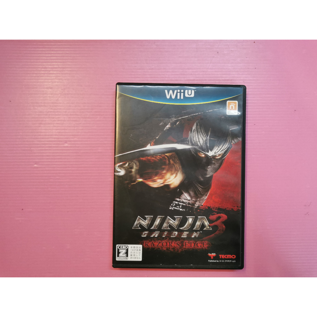 N 出清價! 網路最便宜 任天堂 Wii U 2手原廠遊戲片 NINJA GAIDEN III 忍者外傳3 利刃邊緣