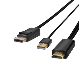HDMI 4K 60Hz HDMI 線 頭 轉 DP公 轉接線 1.8米 HDMI 公 DP 螢幕 dp頭 DP線 獨