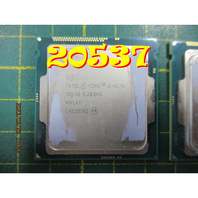 【全冠】INTEL i5-4570 處理器◇3.2Ghz 第4代 i5 CPU, 四核, LGA 1150含散熱器+風扇