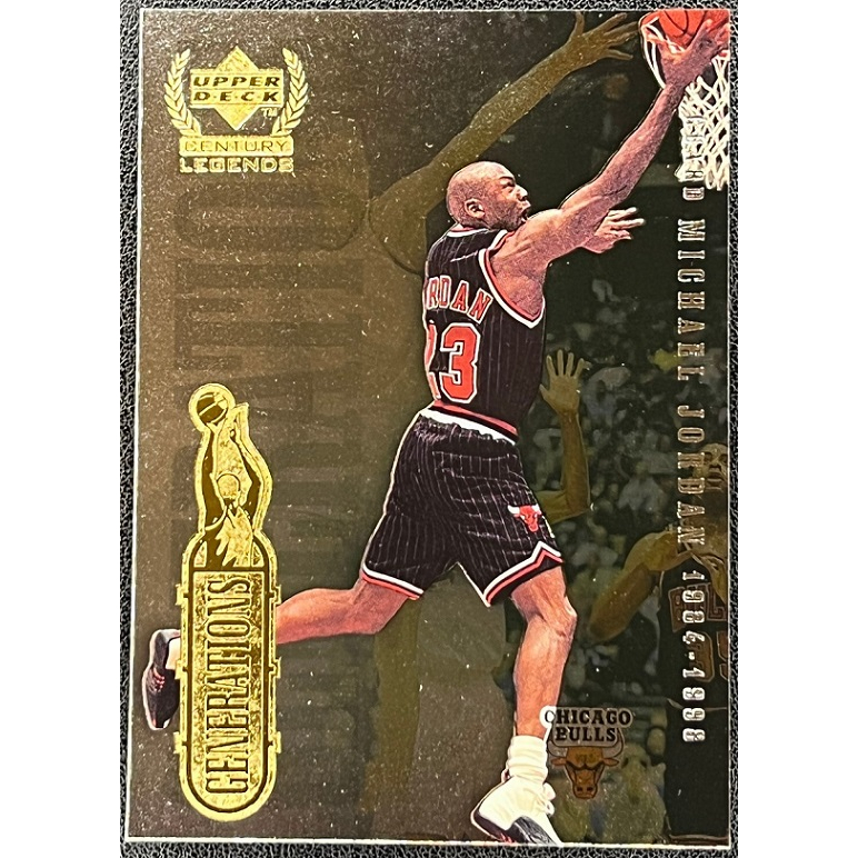 NBA球員卡 Michael Jordan 1998-99 UD Century Legends Generations