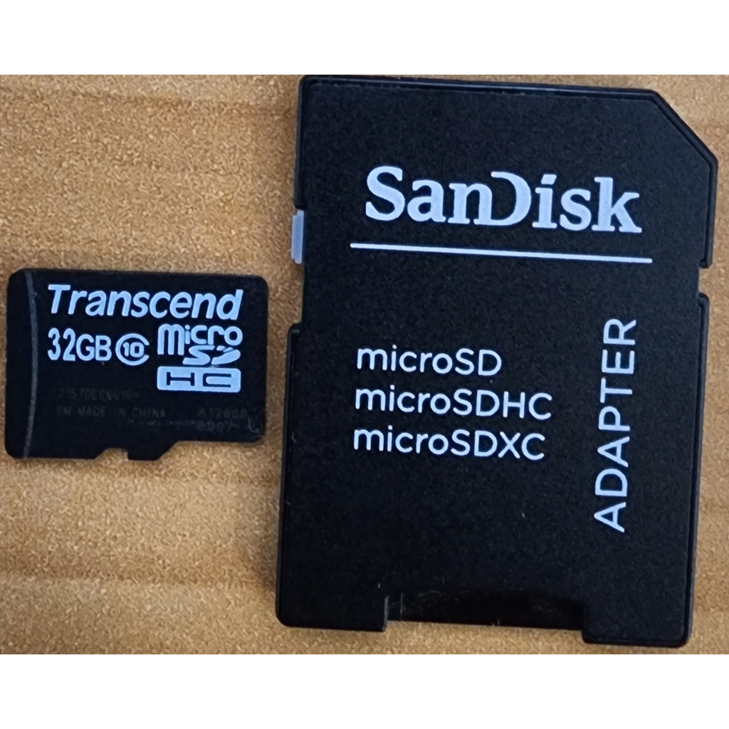 廉售 二手 創見 Transcend Micro SD SDHC C10 32G 32GB 記憶卡 贈轉卡