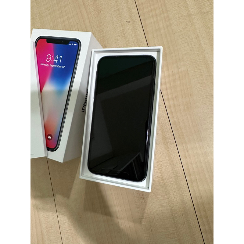 二手轉apple 蘋果 iPhone X 256G 5.8吋 智慧型手機(原廠亮面貼膜)