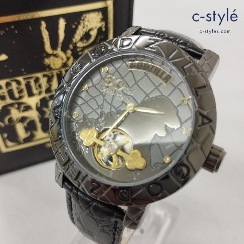 九成五新 現貨 東榮 哥吉拉 誕生 60周年 記念 手動上鏈 錶 限定 腕時計 手 表 錶 哥斯拉 基多拉