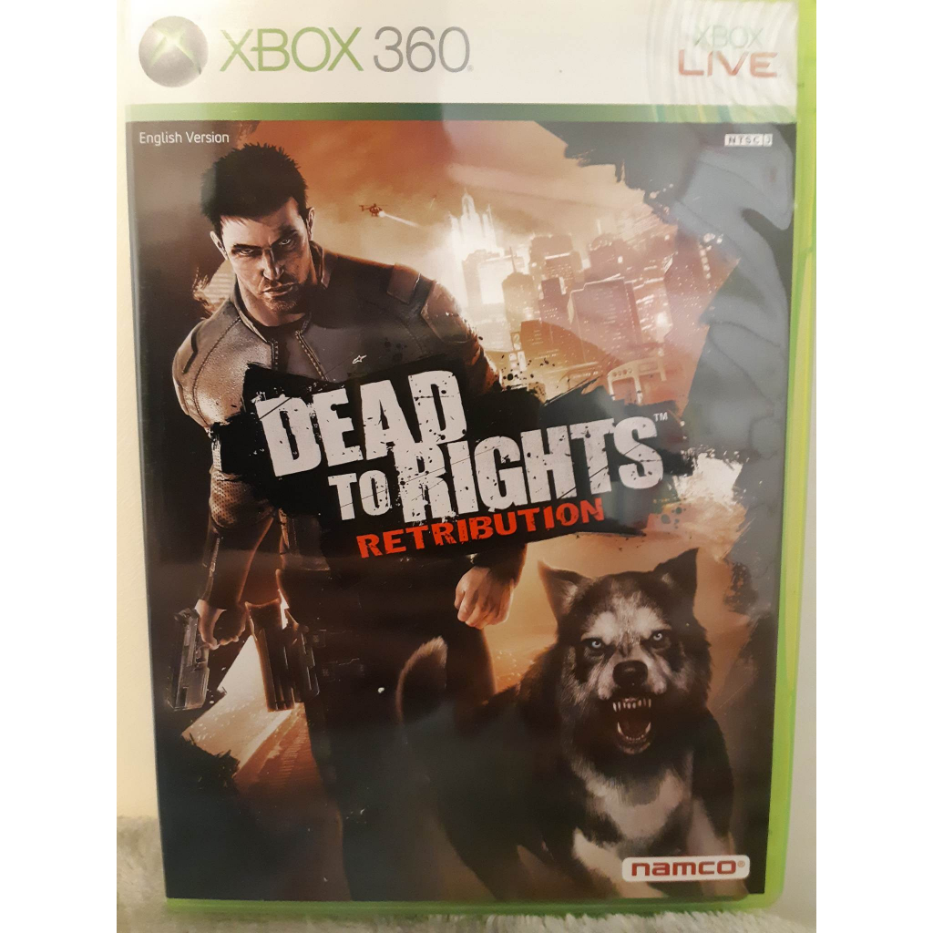 XBOX 360 絕命戰警：非法審判 (Dead to Rights: Retribution) 實體遊戲片