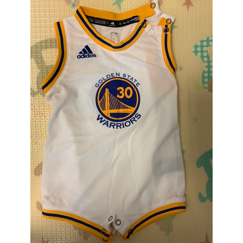 Adidas GOLDEN  STATE WARRIORS包屁衣球衣18M(9成新）