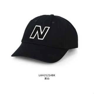 NEW BALANCE LOGO 貼布 電繡 老帽 鴨舌帽 運動 棒球帽 黑色LAH21214BK 藍色NNY