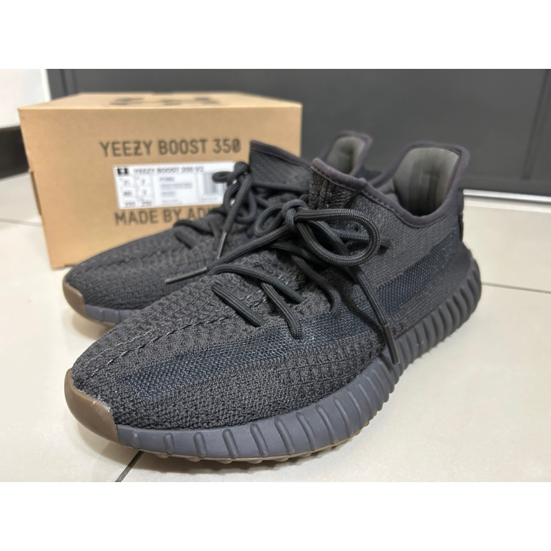 ADIDIDAS 絕版 YEEZY BOOTS 350 V2 CINDER 炭黑 生膠底