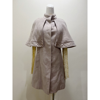 CUMAR ITALY專櫃商品羊毛斗篷大衣外套（羊毛60%）M號