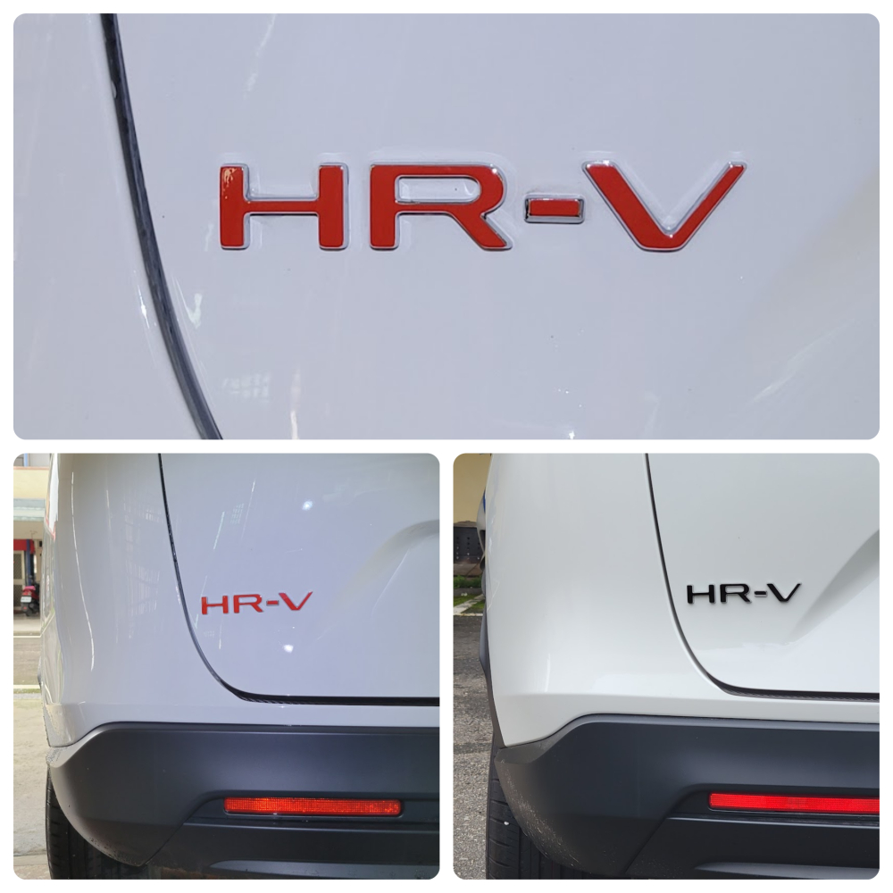 HONDA HRV 3代【尾門字樣改色貼】3M 不殘膠 車貼專用膠膜  改裝配件