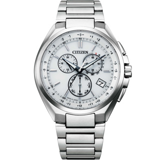 CITIZEN 星辰錶 光動能電波鈦金屬時尚腕錶(CB5040-80A)