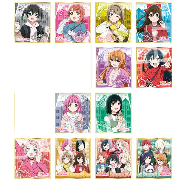 【現貨】 LoveLive! 虹咲學園學園偶像同好會 色紙