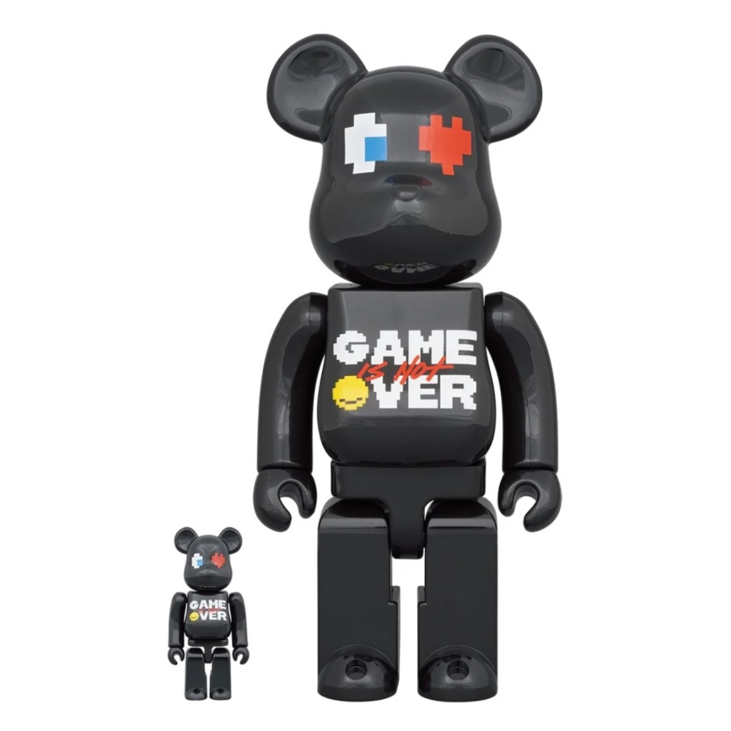 BE@RBRICK 小精靈 PAC-MAN×GRAFFLEX×9090×S.H.I.P&amp;crew 100％ &amp; 400%