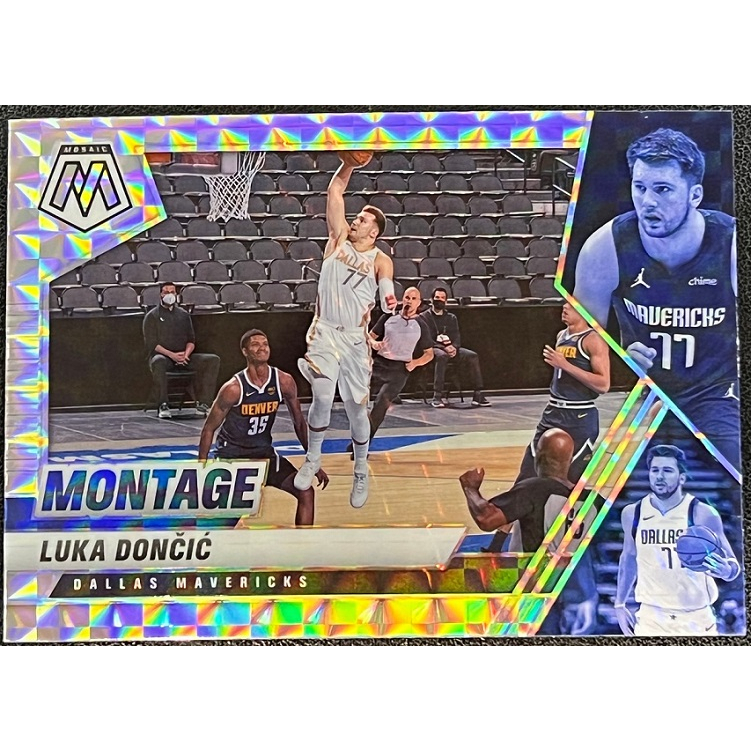 NBA 球員卡 Luka Doncic 2020-21 Mosaic Montage Mosaic 亮面