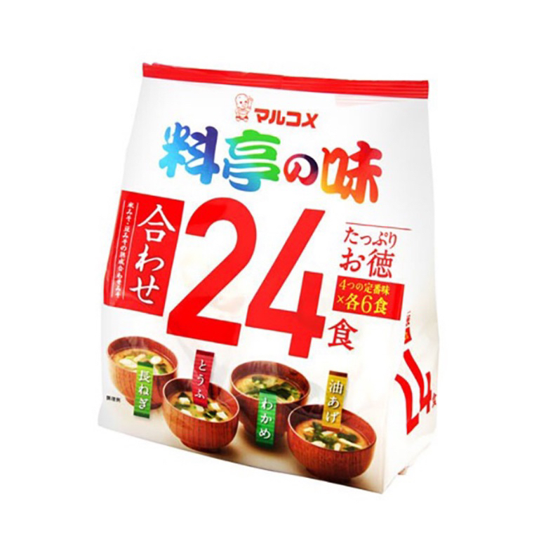 Marukome 綜合即食味噌湯 18g x24包入【Donki日本唐吉訶德】