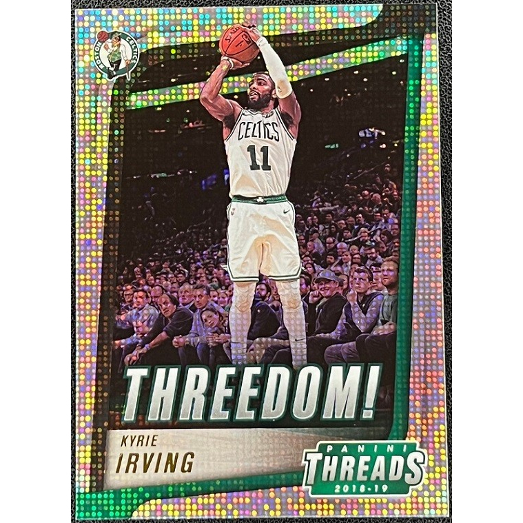 NBA 球員卡 Kyrie Irving 2018-19 Threads Threedom! Dazzle 亮面