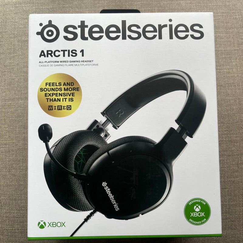 【全新免運】SteelSeries Arctis 1 電競耳麥(黑)/有線/降噪麥克風/耳麥