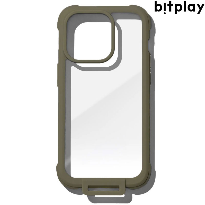 【Bitplay】Wander Case for iPhone 14系列 立扣殼 隨行殼 手機殼 (卡其綠 附贈貼紙)