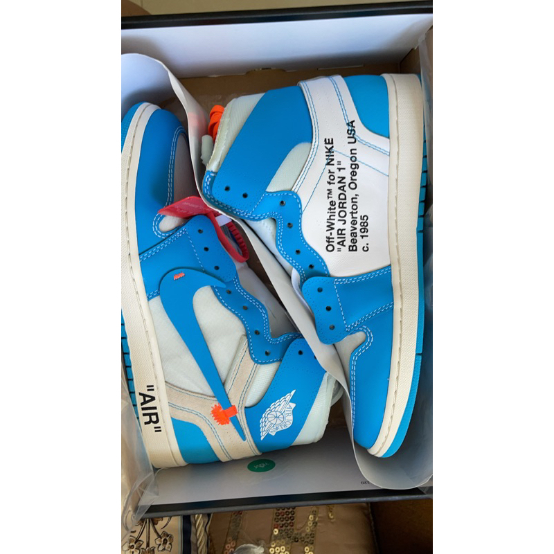 Nike x OFF-White Air Jordan UNC 全新正品 北卡藍 28.5