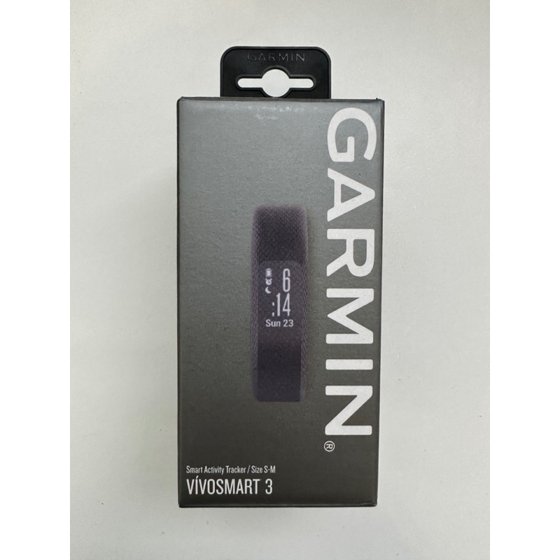 [全新] GARMIN Vivosmart 3 智慧手環 (S/M 紫色)