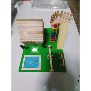 冰棒棍模型屋（桌上小物）