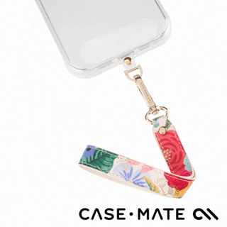 【美國Case-Mate】 x Rifle Paper 限定款時尚手帶 手機掛繩 手機吊繩 - 花園派對粉