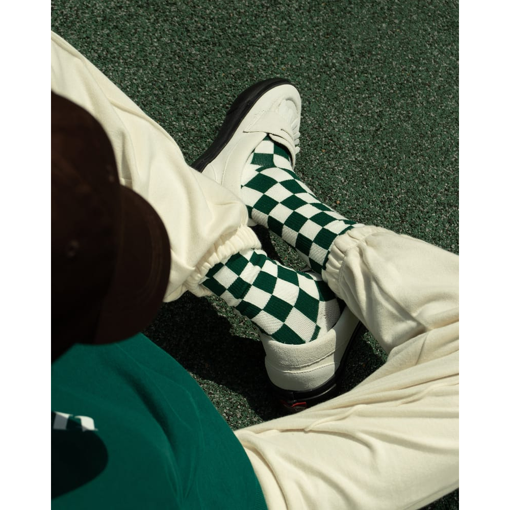 faam Checkered Crew Socks  襪子- 棋盤格針織高筒襪 [day tripper]