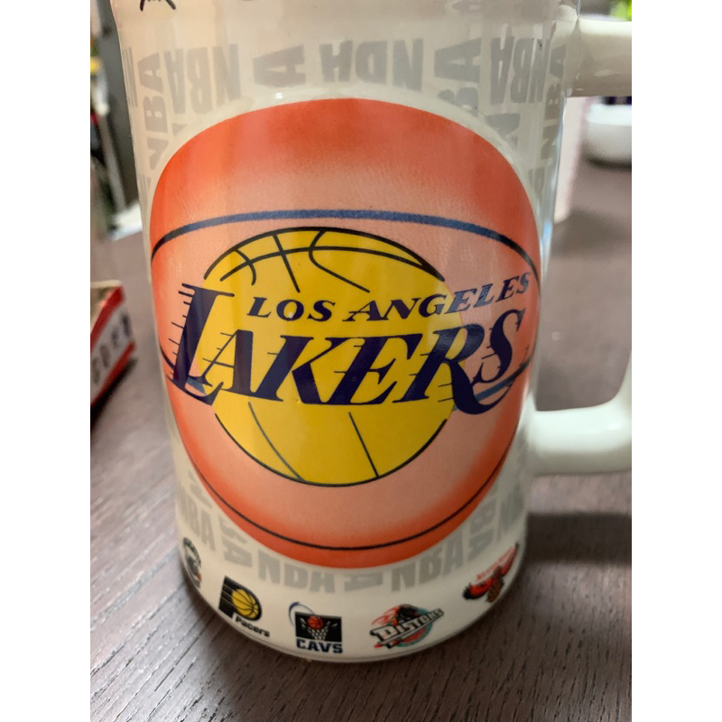 全新百威啤酒聯名NBA紀念陶瓷馬克杯湖人隊版